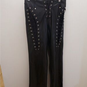 I.AM.GIA Black Lace-Up Pants